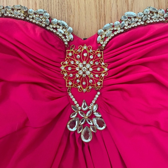 Cocktail strapless dress - Picture 3 of 6